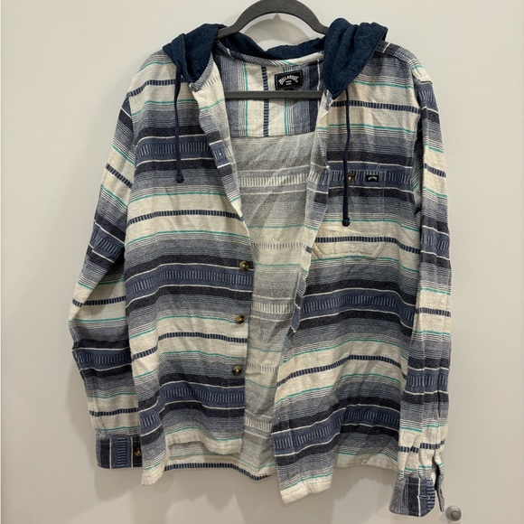 Billabong hooded flannel - Picture 2 of 3